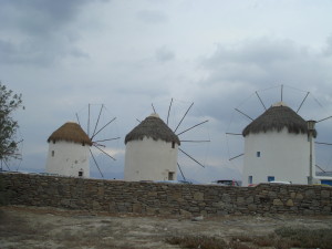 Windmills outside Theoxenia