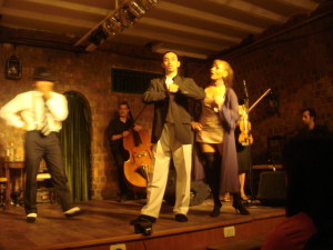 The tango show at Café Tortoni 